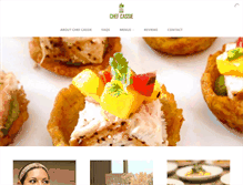 Tablet Screenshot of chefcassie.com